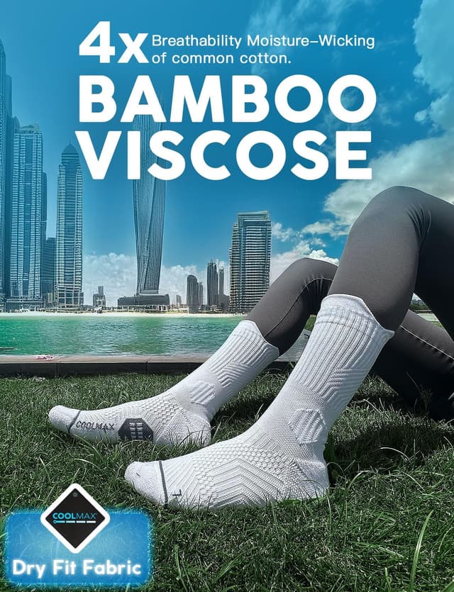 Detalle de Juclise Coolmax Bamboo Compression Socks 15-20 mmHg
