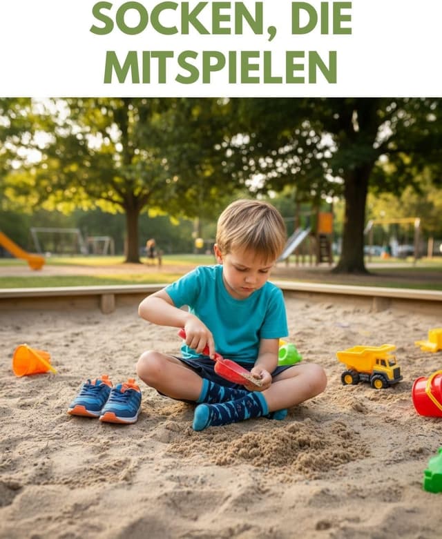 Detalle de 10 Paar Kindersocken für Jungen & Mädchen aus Baumwolle – robuste Alltagssocken für Spiel, Sport und Schule