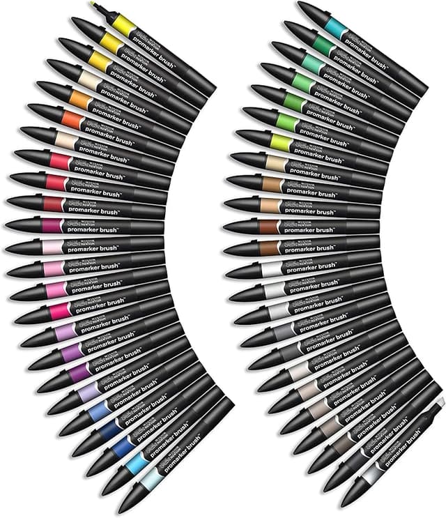 Thumbnail 1 de Winsor & Newton Promarker Brush Set de 48 rotuladores