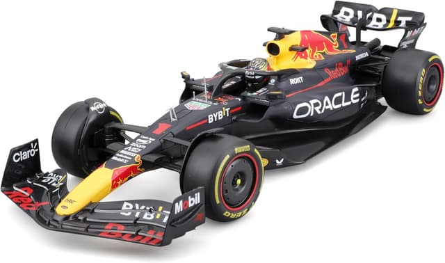 Detalle de Bburago Formule 1 Red Bull 2023 1:18 #1 Verstappen avec casque – mini voiture de collection