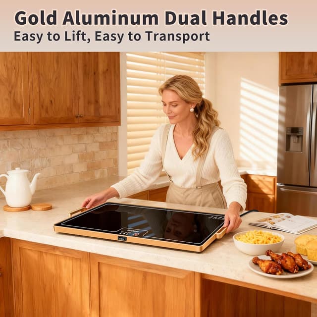 Thumbnail 3 de Warming Mat for Food XXL 32x18 Temperature Control 🍽