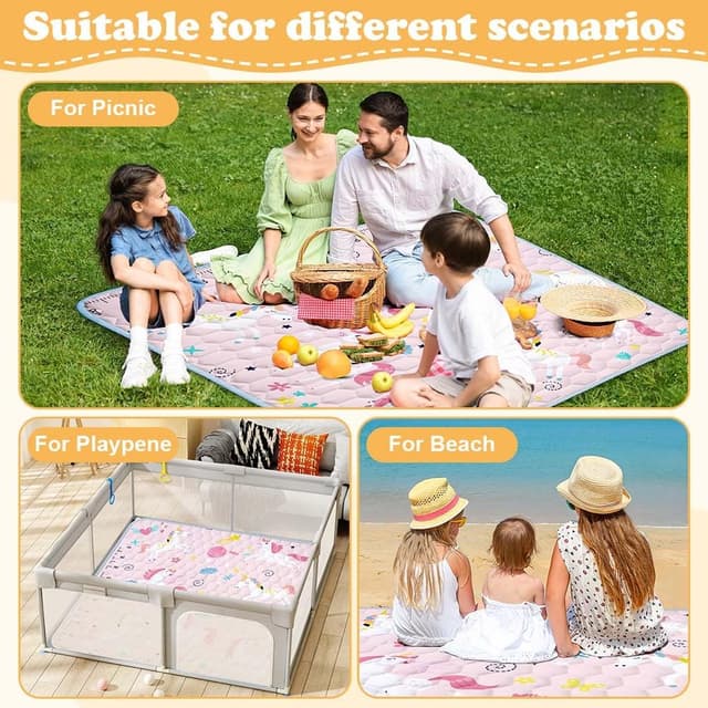 Thumbnail 5 de Aolso Aolso Baby Play Mat 127x127cm