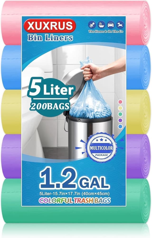 Detalle de XUXRUS 5l Bin Liners 200 Bags