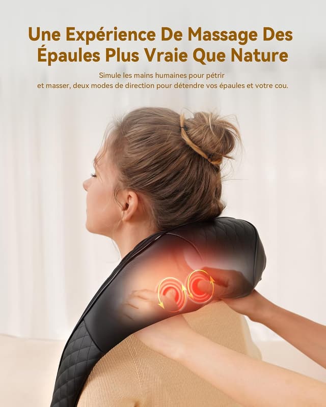 Detalle de Masseur cervical shiatsu 4D 12 V