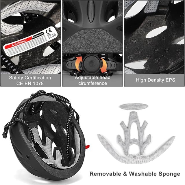 Detalle de RaMokey Cycle Helmet 18 vents 58-62cm