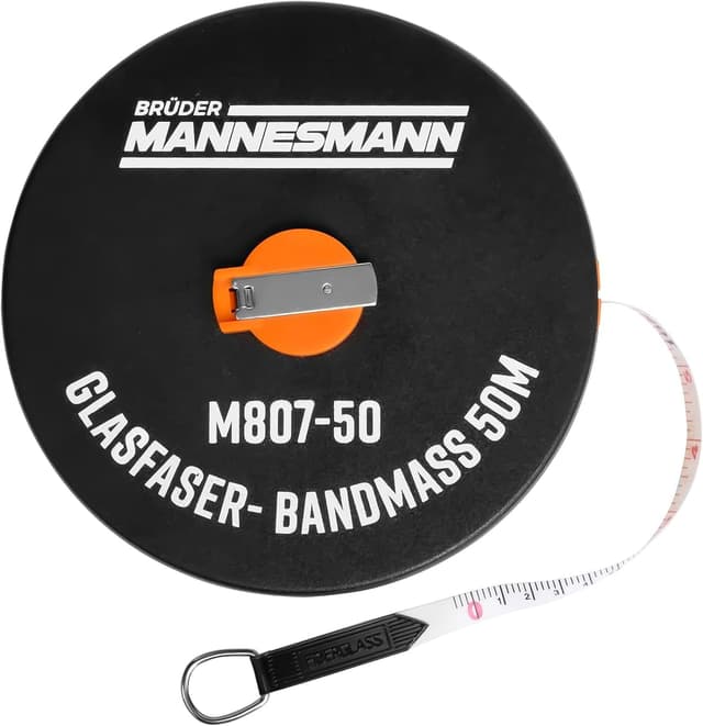 Detalle de Cinta metrica 50 m con nastro vibra-vidrio (One for All) per misurazioni fai-da-te