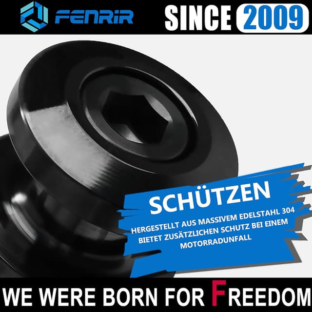 Thumbnail 6 de FENRIR Motorrad Schwingenadapter M10xP1.25