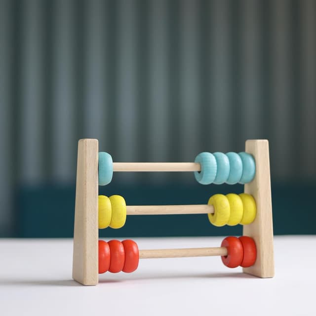 Detalle 2 de Igroteco Abakus für Kinder (3x5) aus Holz – spielerisches Rechnen lernen