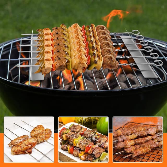 Detalle de Hydrogarden Spiedini da barbecue 30 cm