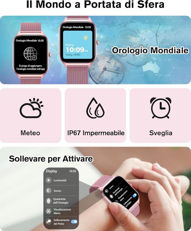 Thumbnail 6 de KALINCO Smartwatch 1.85” IA per salute e sport