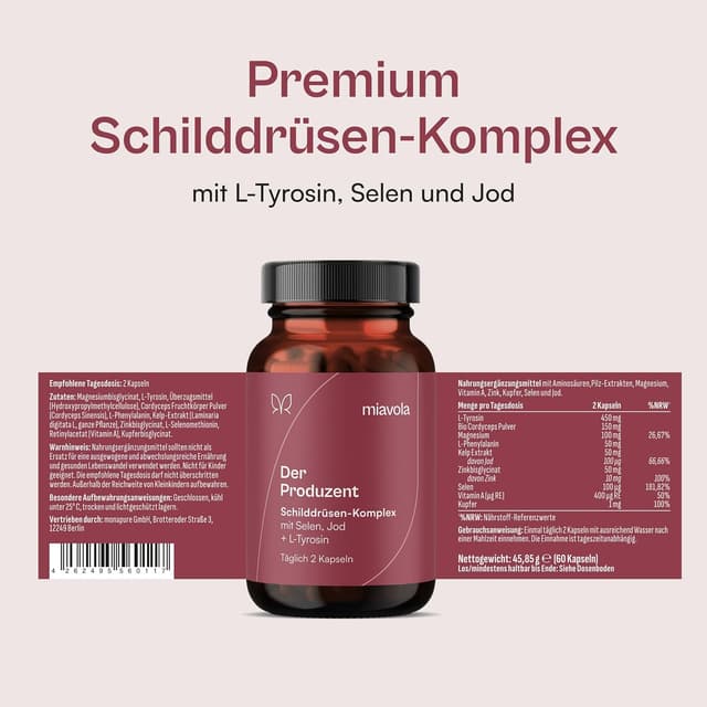 Thumbnail 6 de miavola Schilddrüsen Komplex Kapseln 60 Stk. 💊