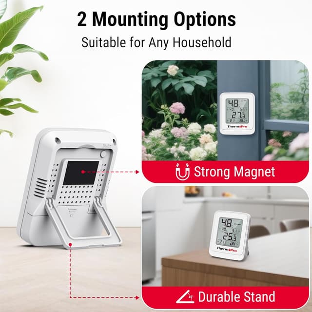 Thumbnail 4 de ThermoPro Igrometro digitale −30–60°C 🌡