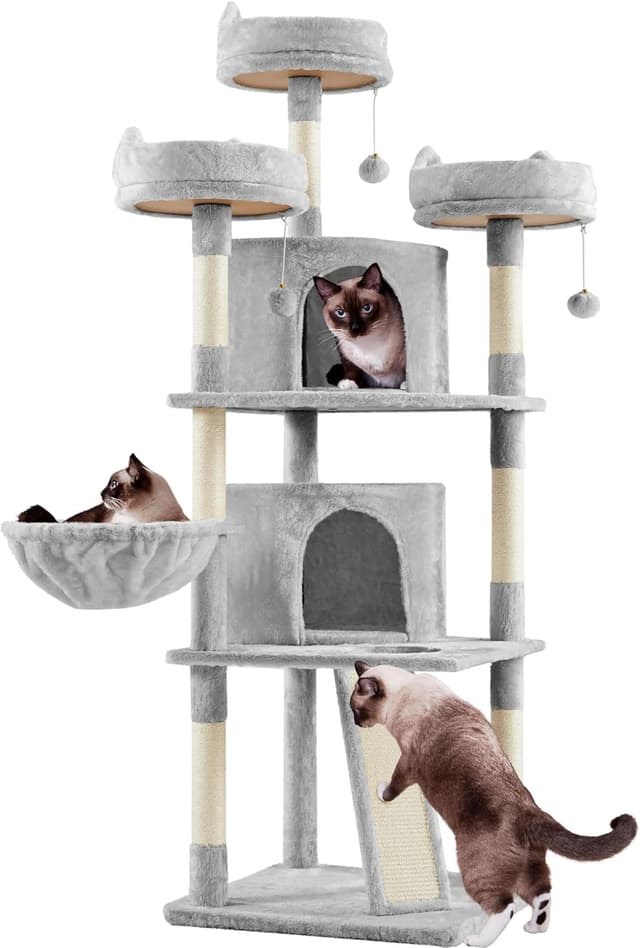 Detalle de Yaheetech 175cm cat tree with sisal