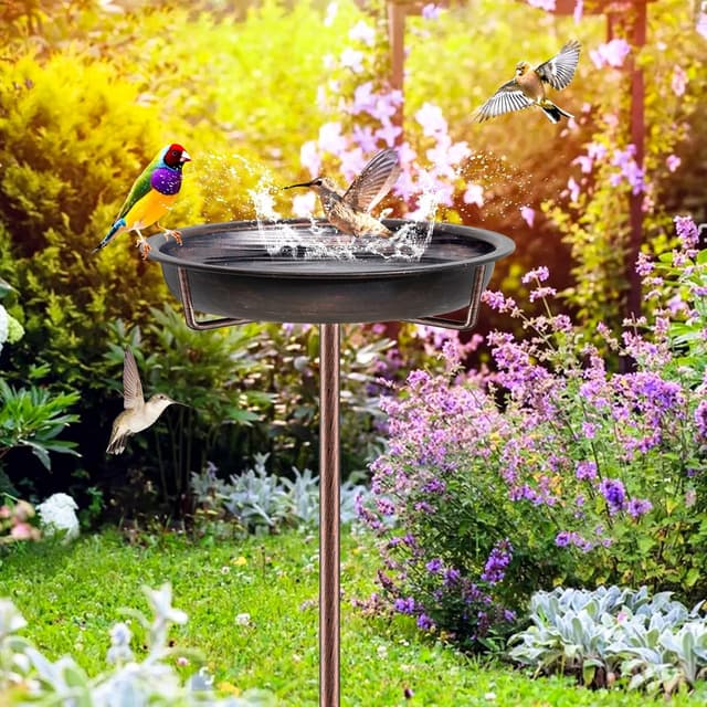 Detalle 2 de KHayRovies metal bird bath 36.2 inch