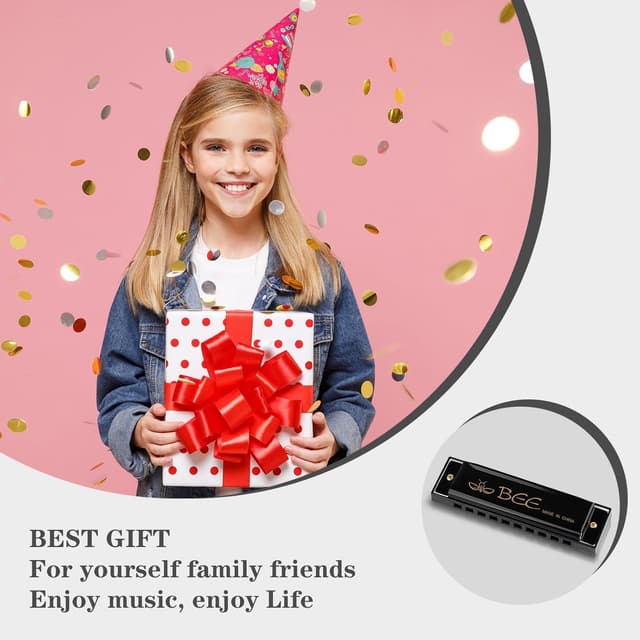 Thumbnail 6 de DASHUAIGE Blues Harmonica 10-hole C 🎵