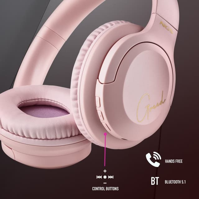 Thumbnail 2 de NGS Artica Greed Pink auriculares inalámbricos Bluetooth