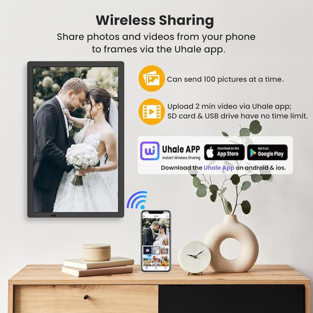 Detalle 2 de FANGOR 21.5" Digital Photo Frame 64GB