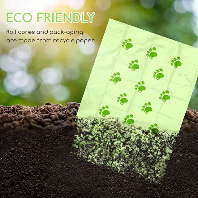 Thumbnail 6 de Sacs à crottes pour chien Nobleza (240 pièces) avec 1 distributeur, extra épais, étanches et inodores