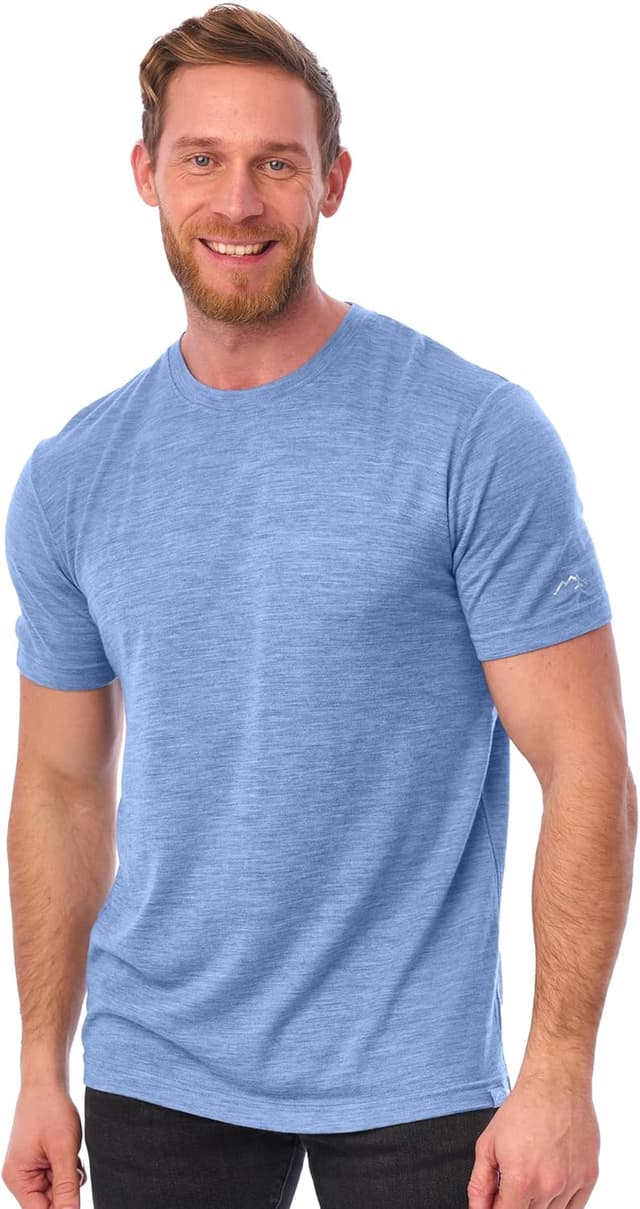 Thumbnail 6 de 100% Merino T-Shirt Herren Kurzarm – Lightweight Sportshirt aus Merinowolle (165 g/m²)