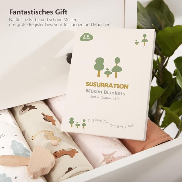 Thumbnail 6 de Susurration Babydecke 75x100 cm Baumwolle
