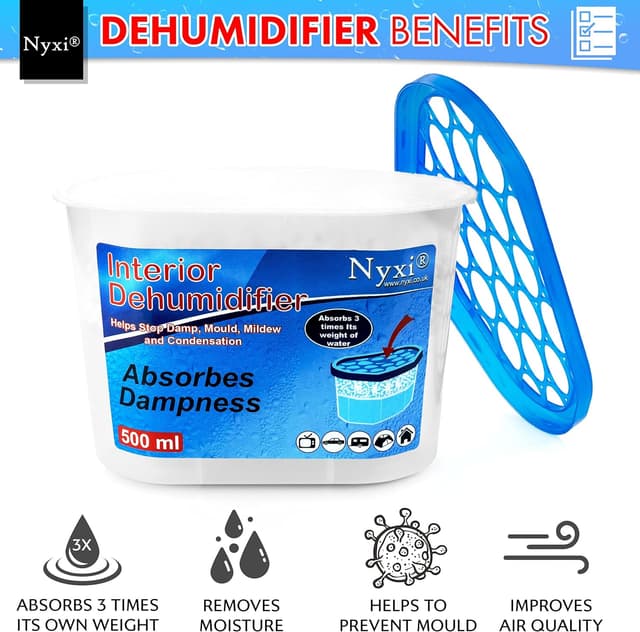 Detalle de Nyxi Dehumidifier Pack 6 x 500ml for damp