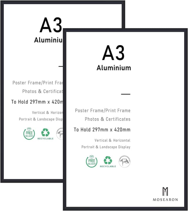 Detalle de A3 Certificate Picture Frame 29.7x42 cm 🖼