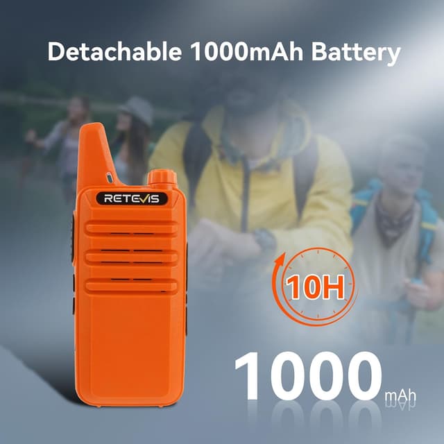 Thumbnail 2 de Retevis RT622 walkie-talkie mini portatile per escursioni 🚨