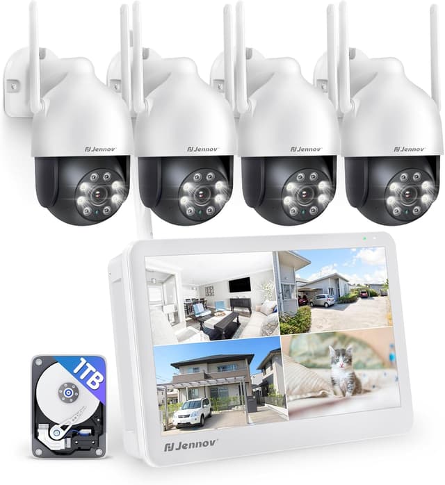 Imagen de Jennov 5MP PTZ Kit Caméra 10" 📷 en OfertitasTOP