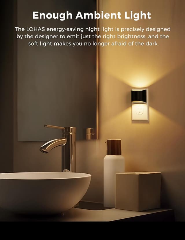 Detalle 2 de L LOHAS LED Night Light 2 Pack