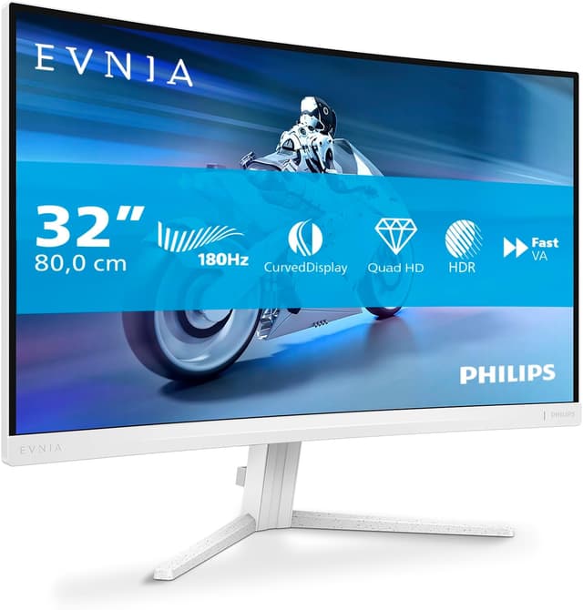 Detalle de Philips Evnia 32M2C5501 32 inch QHD curved monitor