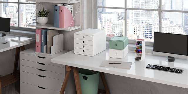 Detalle 2 de Exacompta POP-BOX Autentik 4 tiroirs A4+