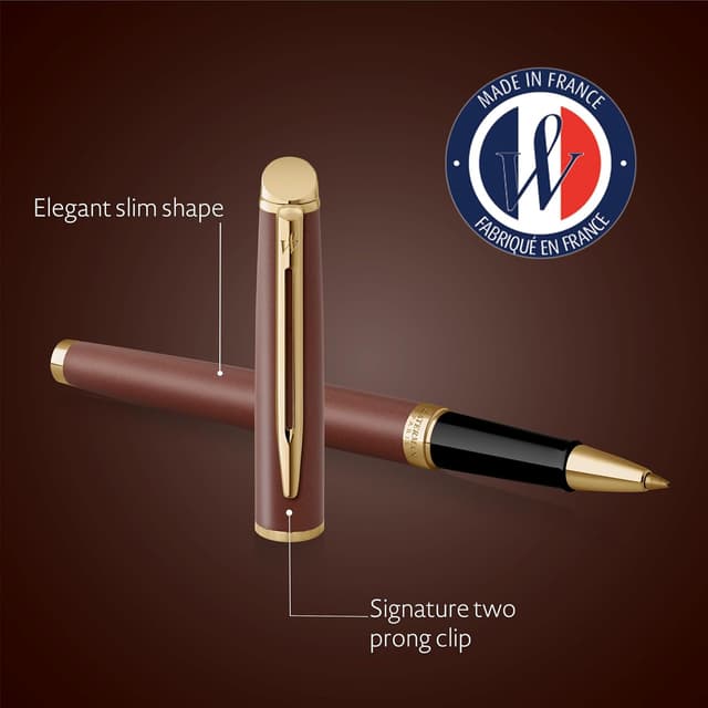 Detalle de Waterman Hémisphère penna roller rosso rame ✒