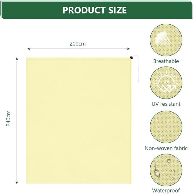 Detalle 2 de OFFCUP Plant Fleece Frost Protection Cover