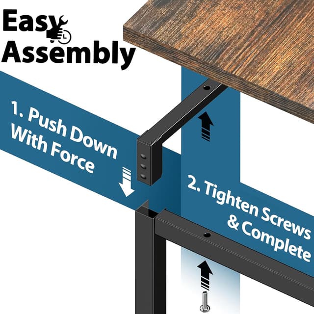 Thumbnail 6 de SHW Mission 32-Inch Computer Desk