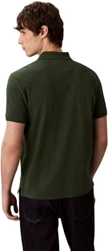 Detalle 2 de Calvin Klein Polo Monogram Pique algodón Verde L