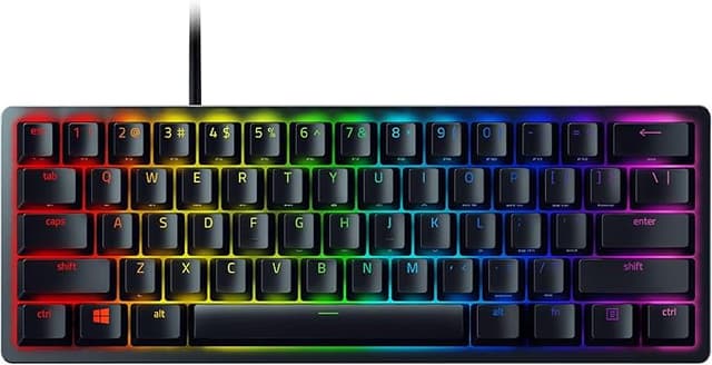 Imagen de Razer Huntsman Mini Teclado Compacto US, Purple Switch, Negro 🎹 en OfertitasTOP