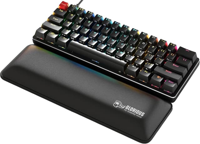 Detalle de Glorious GWR-75 Compact Keyboard Wrist Rest (Black)