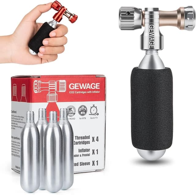 Imagen de GEWAGE Pompa CO2 16g per bici en OfertitasTOP
