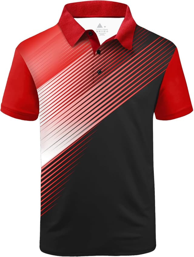 Thumbnail 6 de ZITY Men’s Short-Sleeve Golf Polo Shirt (Moisture-Wicking Performance Print)