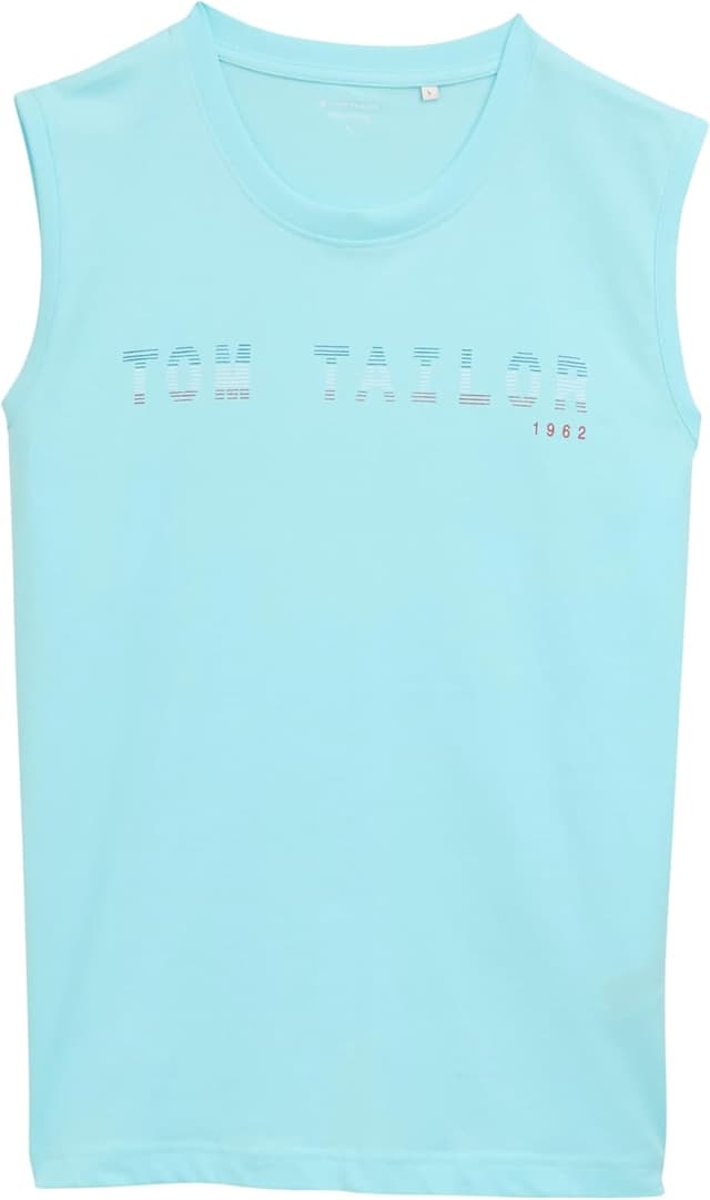 Detalle 2 de TOM TAILOR 1046790 canotta da uomo basic in jersey di cotone