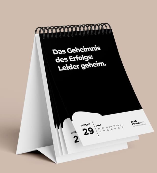 Thumbnail 6 de Demotivierender Tischkalender 52 Wochen 📅