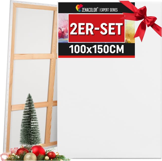Detalle de Zenacolor Leinwand 100x150 Set zwei Keilrahmen