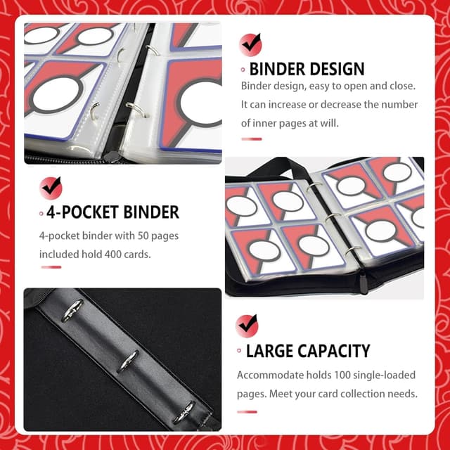 Thumbnail 1 de cozviao Card Binder 400 Pockets