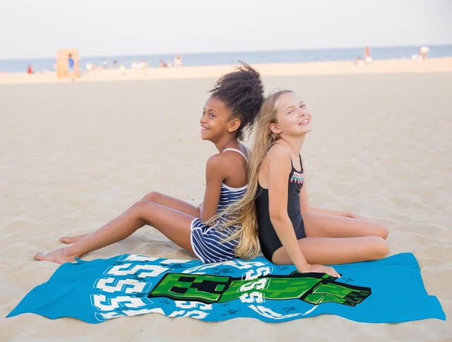 Thumbnail 4 de Jay Franco Minecraft Creeper Towel 71x147cm