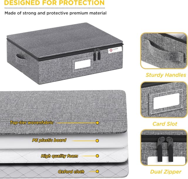 Thumbnail 2 de YearningHome 12-Cup Storage Box