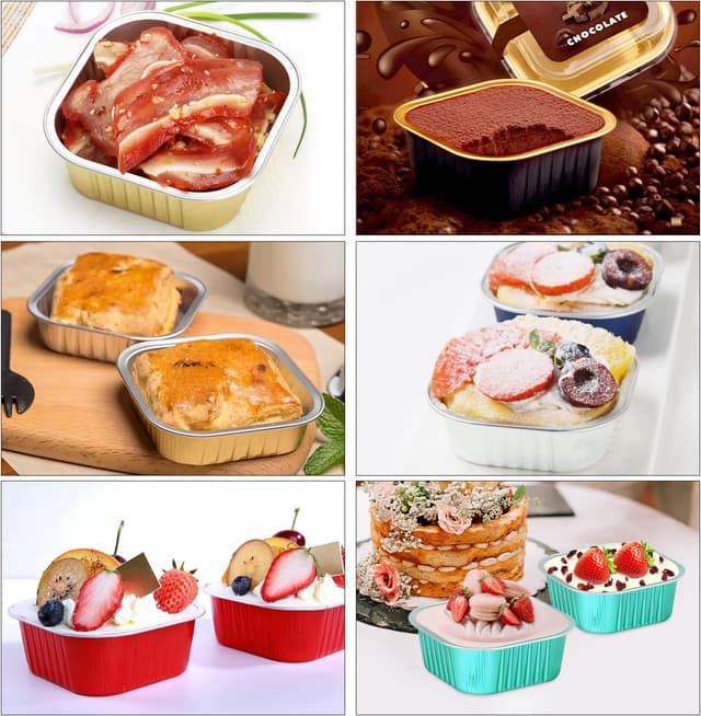 Thumbnail 6 de LNYZQUS Mini Cake Pans 40-Pack 10oz