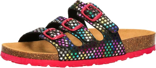 Detalle de Lico Mädchen StarPantoletten mit Flachabsatz