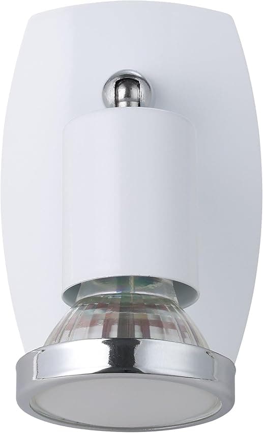 Detalle 2 de Eglo Spot de enchufe mini GU10, blanco y cromo