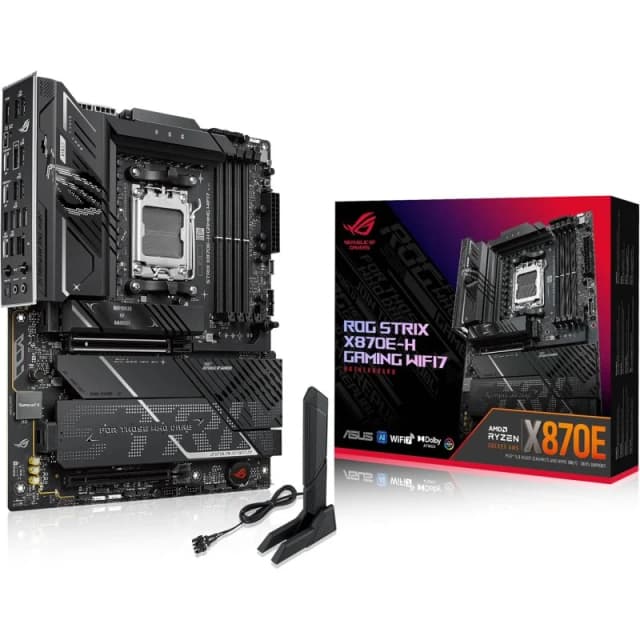 Detalle de ASUS ROG STRIX X870E‑H Gaming WiFi7 placa base