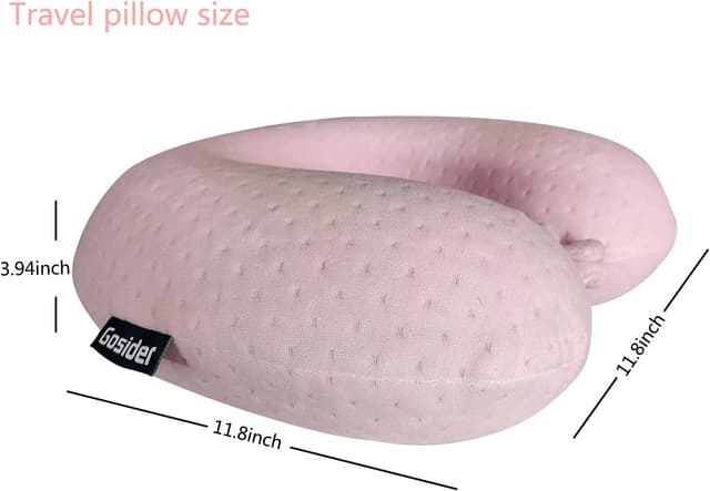Detalle de Gosider memory foam neck pillow 11.8 inch